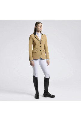 Cavalleria Toscana Dames Wedstrijdjasje GP Perforated - Tan