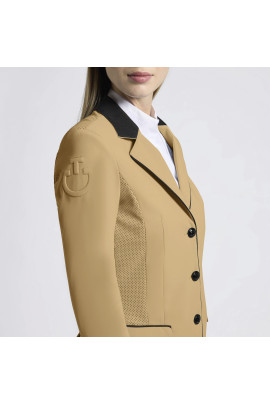 Cavalleria Toscana Dames Wedstrijdjasje GP Perforated - Tan