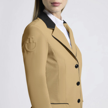 Cavalleria Toscana Dames Wedstrijdjasje GP Perforated - Tan