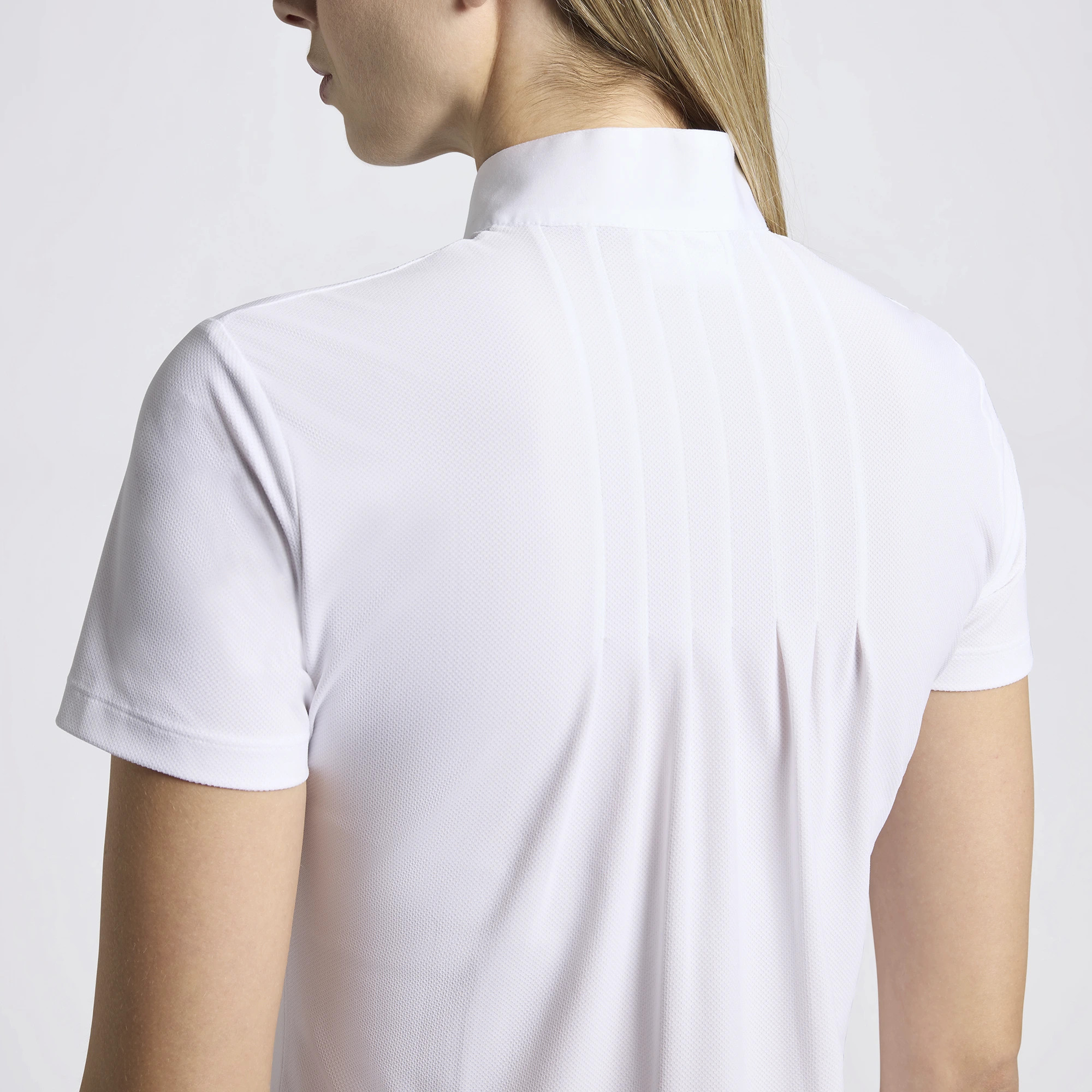 Cavalleria Toscana Dames Wedstrijdshirt Jersey SS - Wit