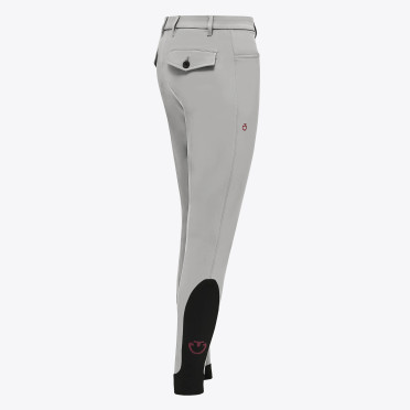 Cavalleria Toscana Mannen Rijbroek New Grip System - Lichtgrijs