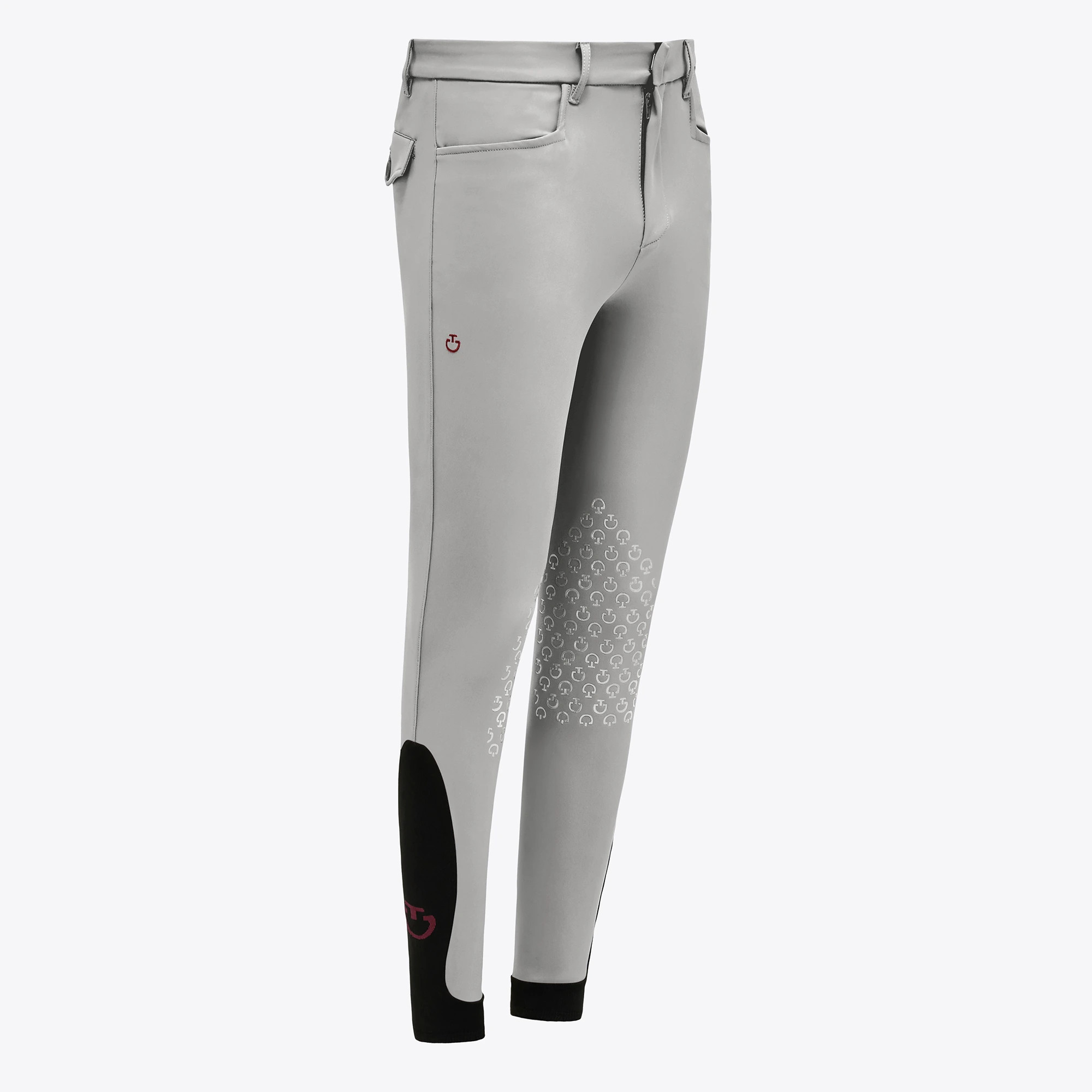 Cavalleria Toscana Men's Riding Breeches New Grip System - Light Grey