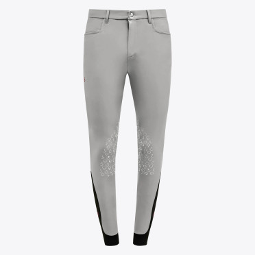 Cavalleria Toscana Mannen Rijbroek New Grip System - Lichtgrijs