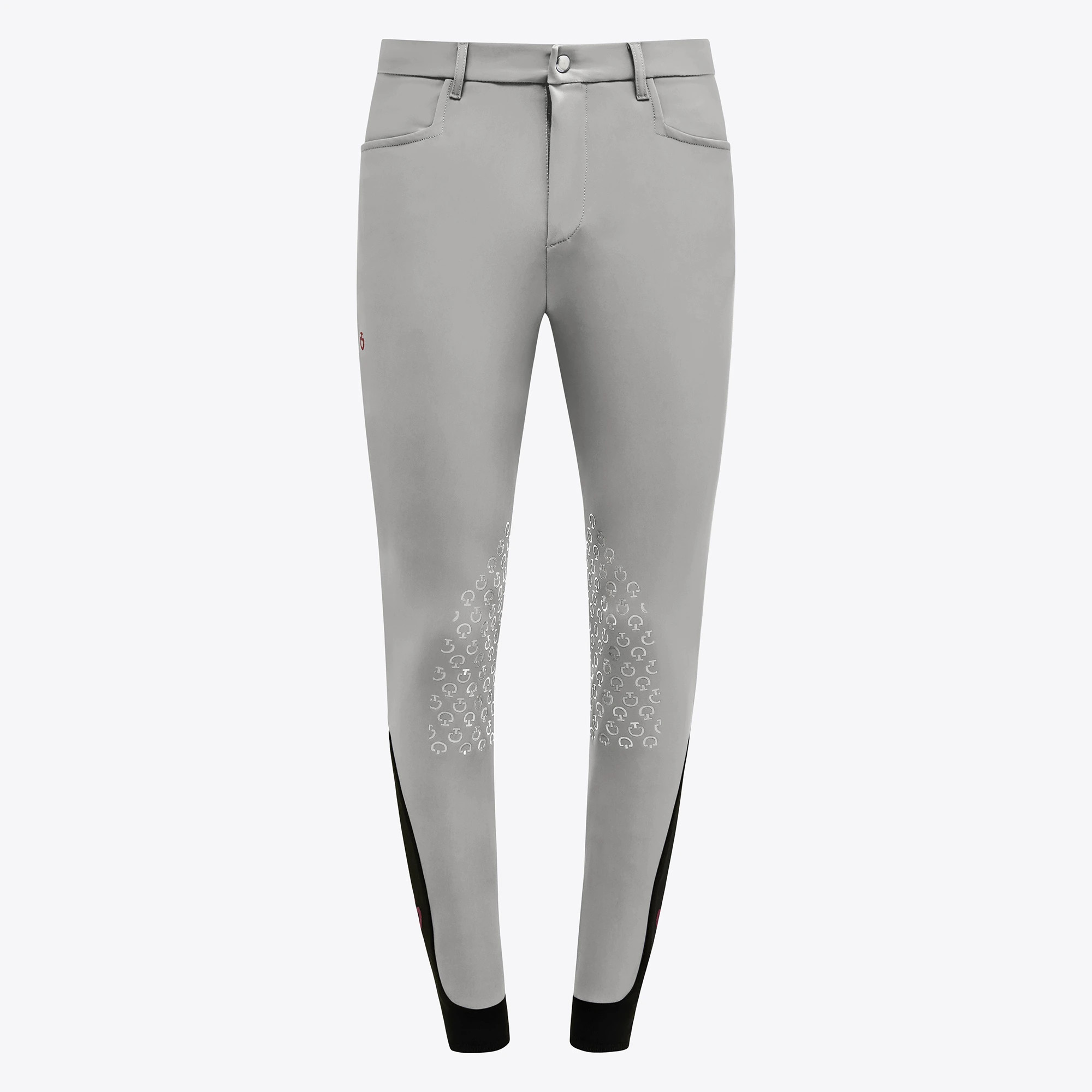 Cavalleria Toscana Mannen Rijbroek New Grip System - Lichtgrijs