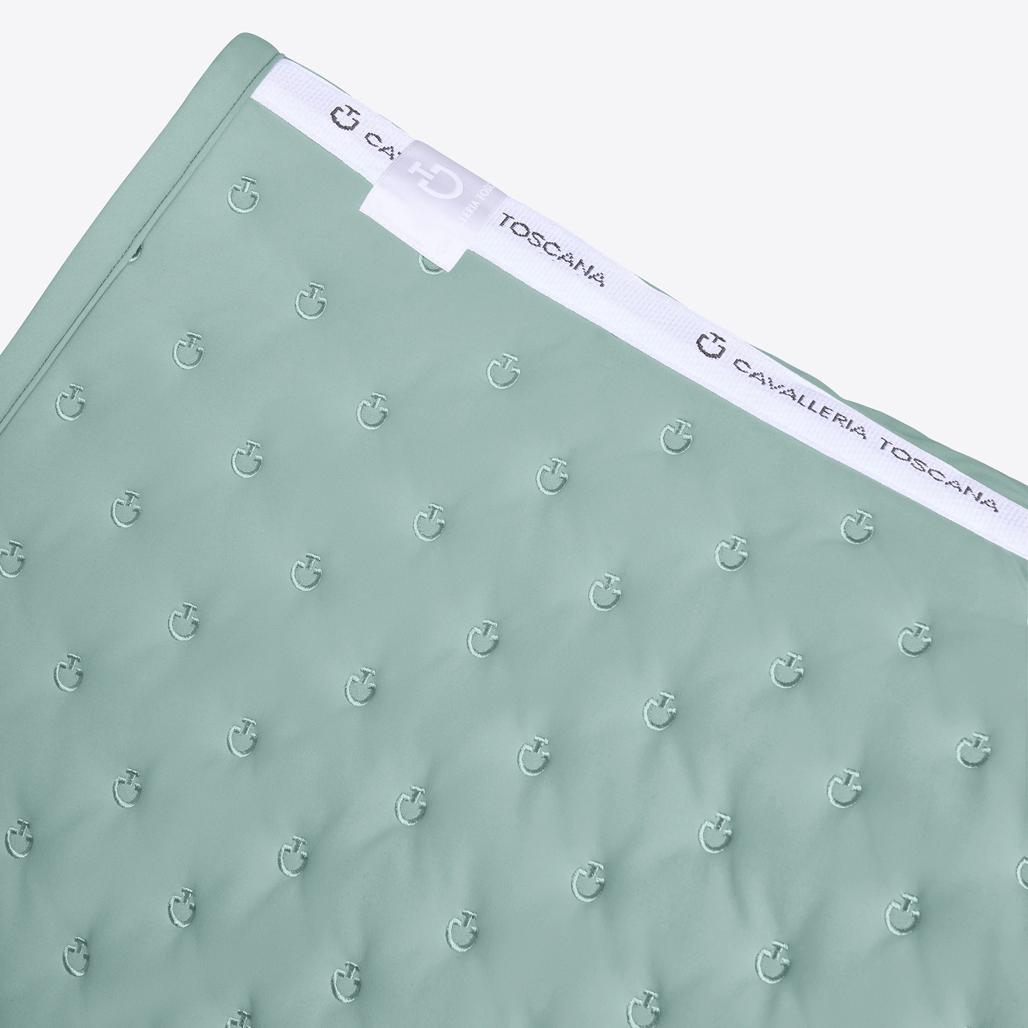 Cavalleria Toscana Saddle Pad Embroidery Quilted Jumping - Mint