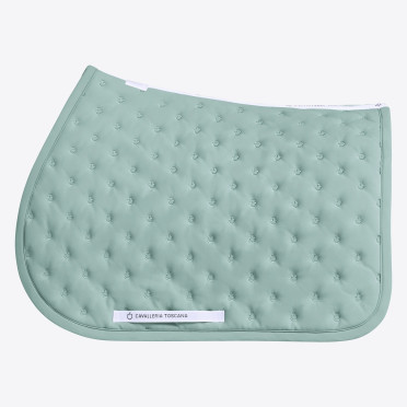 Cavalleria Toscana Saddle Pad Embroidery Quilted Jumping - Mint