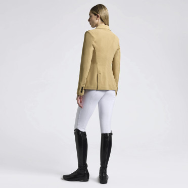 Cavalleria Toscana Women's Competition Jacket All-over Perforated - Tan