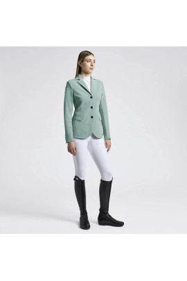 Cavalleria Toscana Dames Wedstrijdjasje All-over Perforated - Mint