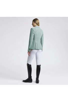 Cavalleria Toscana Dames Wedstrijdjasje All-over Perforated - Mint