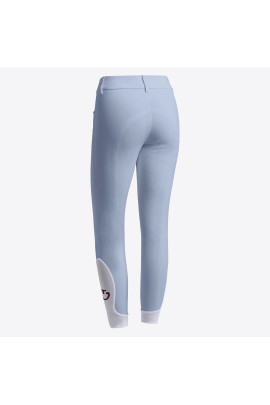 Cavalleria Toscana Dames Rijbroek American High Waist Full Grip - Lichtblauw