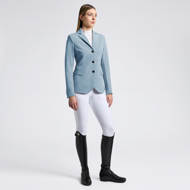 Cavalleria Toscana Women's Competition Jacket All-over Perforated | Light Blue