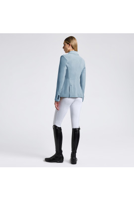 Cavalleria Toscana Women's Competition Jacket All-over Perforated | Light Blue