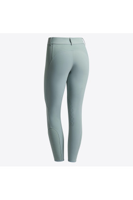 Cavalleria Toscana Women's Riding Breeches Perforated Inserts Knee Grip | Mint