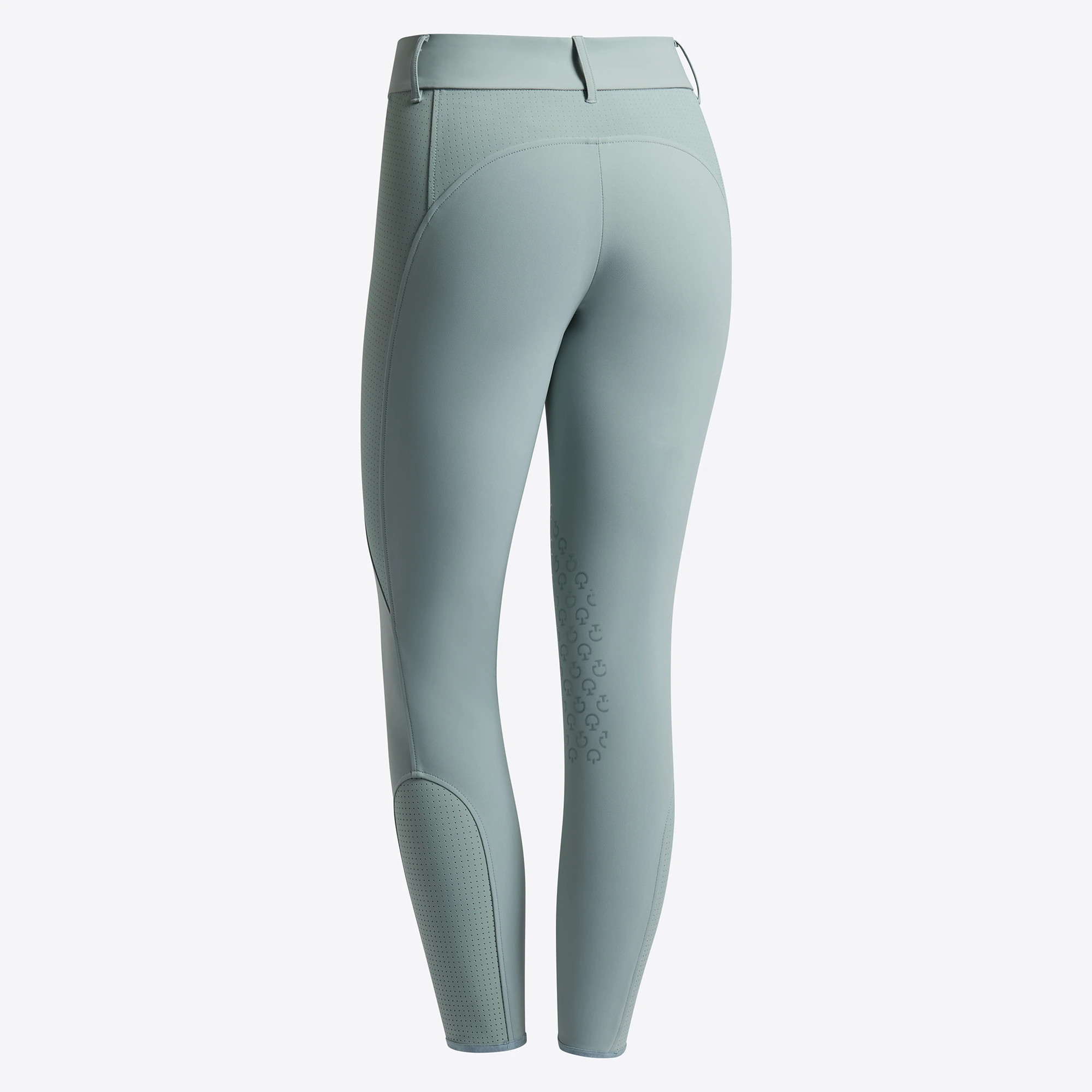 Cavalleria Toscana Dames Rijbroek Perforated Inserts Knie Grip | Mint Cavalleria Toscana Dames Rijbroek Perforated Inserts Knie Grip | Mint