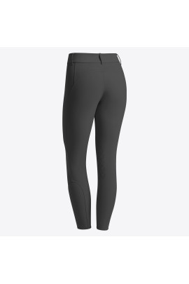 Cavalleria Toscana Dames Rijbroek Perforated Inserts Knie Grip - Zwart Cavalleria Toscana Dames Rijbroek Perforated Inserts Knie Grip - Zwart