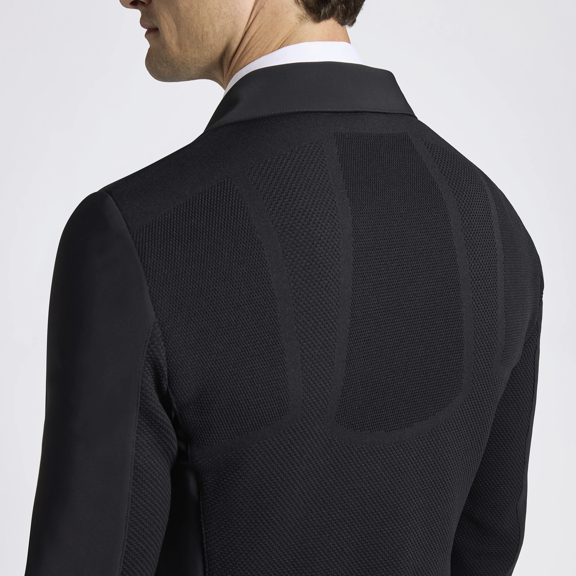 Cavalleria Toscana R-Evo Men's Light Tech Knit Zip Riding Jacket - Black Cavalleria Toscana R-Evo Men's Light Tech Knit Zip Riding Jacket - Black