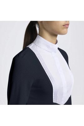 Cavalleria Meisjes Wedstrijdshirt Jersey Bib S/S - Navy