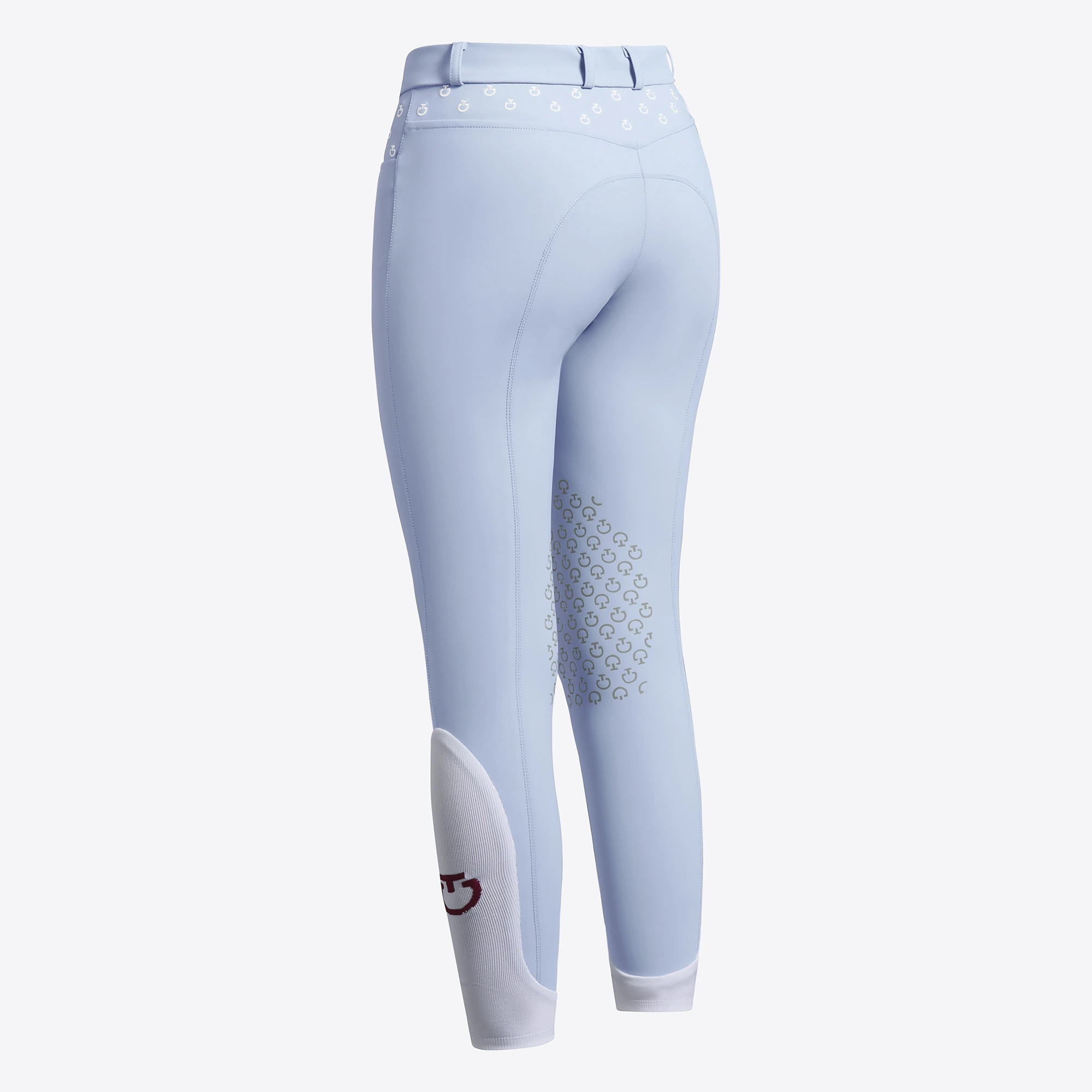 Cavalleria Toscana Meisjes Rijbroek Embroidery Knie Grip - Lichtblauw Cavalleria Toscana Meisjes Rijbroek Embroidery Knie Grip - Lichtblauw