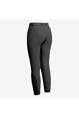 Cavalleria Toscana Meisjes Rijbroek Embroidery Knie Grip - Zwart Cavalleria Toscana Meisjes Rijbroek Embroidery Knie Grip - Zwart