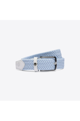 Cavalleria Toscana Dames Riem High Waisted Elastic Jacquard - Lichtblauw