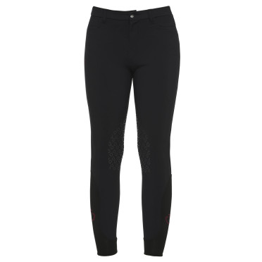 Cavalleria Toscana Jongens Rijbroek Knie Grip - Zwart Cavalleria Toscana Jongens Rijbroek Knie Grip - Zwart