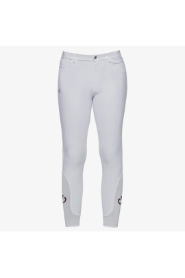 - Cavalleria Toscana Jongens Rijbroek Knie Grip - Wit