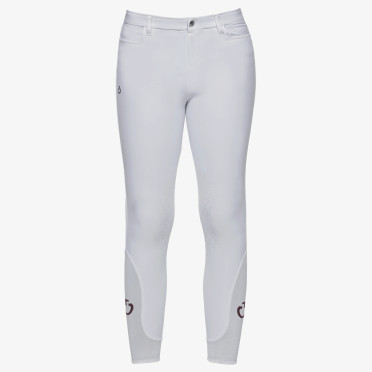 - Cavalleria Toscana Jongens Rijbroek Knie Grip - Wit