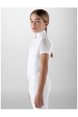 Equiline Kinder Wedstrijdshirt Giuv - Wit