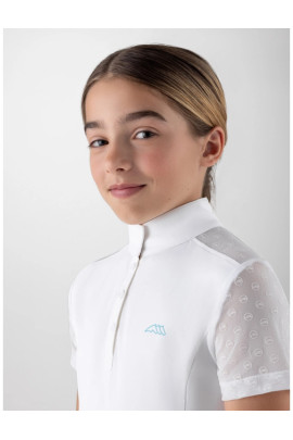 Equiline Kinder Wedstrijdshirt Giuv - Wit