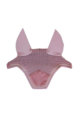 Kentucky Horsewear Fly Veil Wellington  Velvet | Old Rose