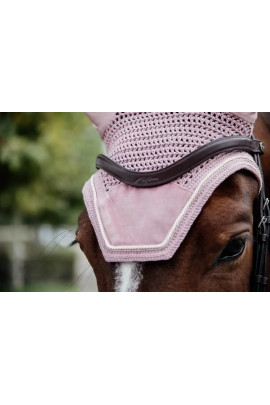 Kentucky Horsewear Oornetje Wellington Velvet | Oud Roze Kentucky Horsewear Oornetje Wellington Velvet | Oud Roze