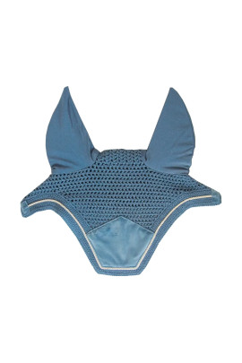 Kentucky Horsewear Fly Veil Wellington  Velvet | Light Blue