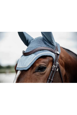 Kentucky Horsewear Oornetje Wellington Velvet | Licht Blauw Kentucky Horsewear Oornetje Wellington Velvet | Licht Blauw