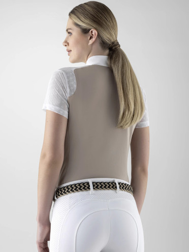 Equiline Women's Competition Shirt Calid - Beige