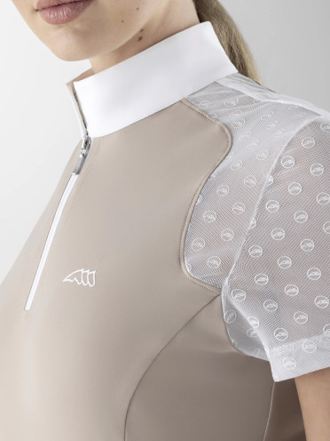 Equiline Women's Competition Shirt Calid - Beige