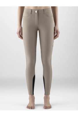 Equiline Dames Rijbroek Cornek Knie Grip - Taupe Grijs