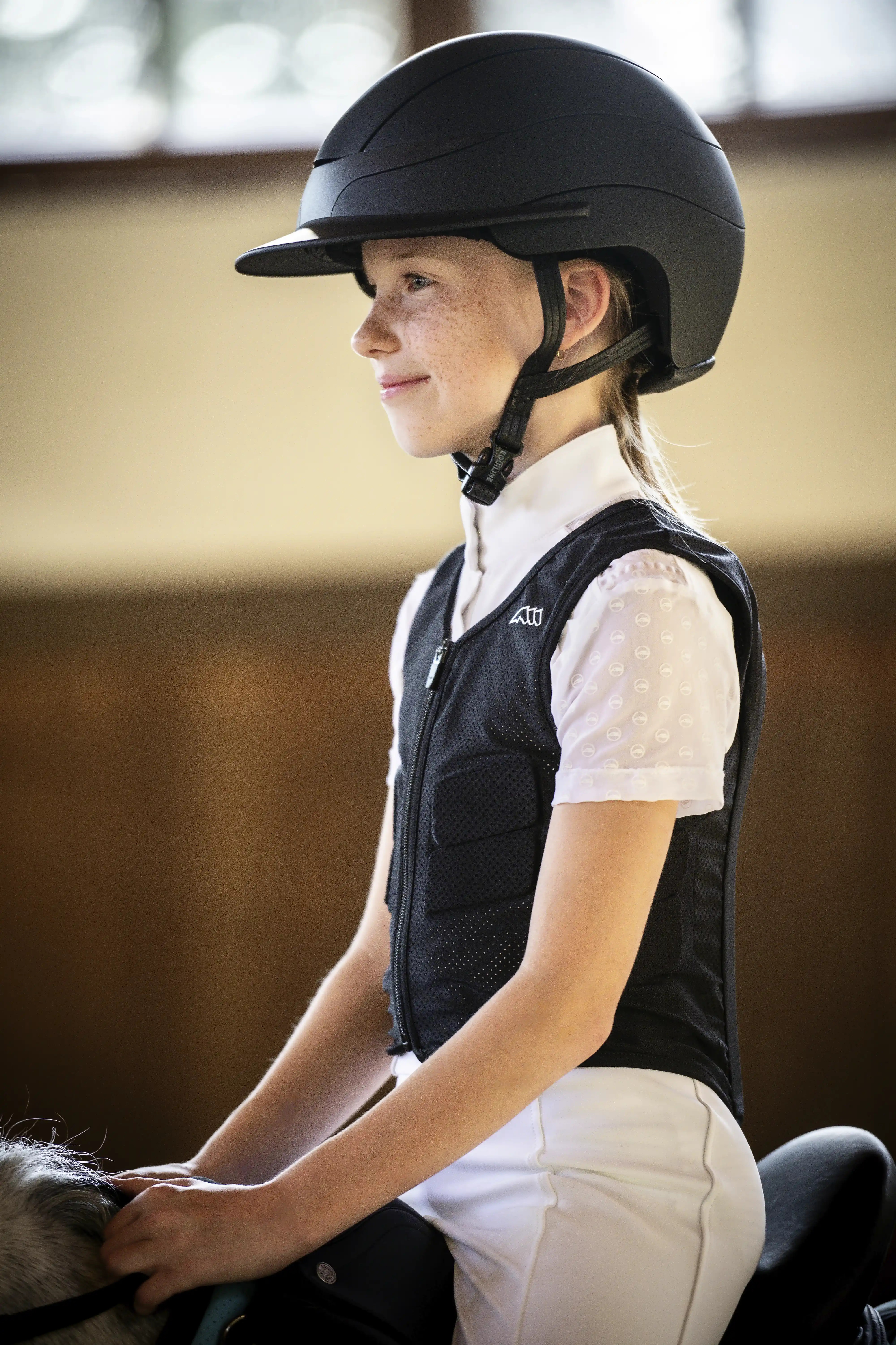 Equiline Kids Competition Shirt Giuv - White