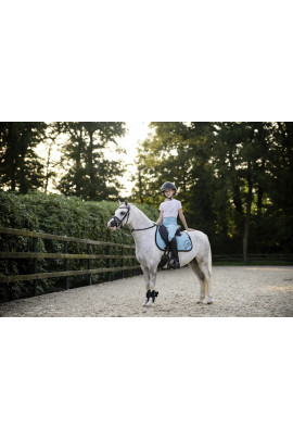 Equiline Kids Riding Tights Gingef Full Grip - Aquarelle Blue Equiline Kids Riding Tights Gingef Full Grip - Aquarelle Blue