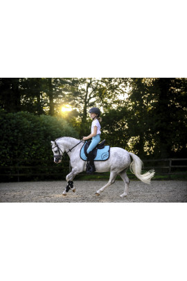 Equiline Kids Riding Tights Gingef Full Grip - Aquarelle Blue Equiline Kids Riding Tights Gingef Full Grip - Aquarelle Blue