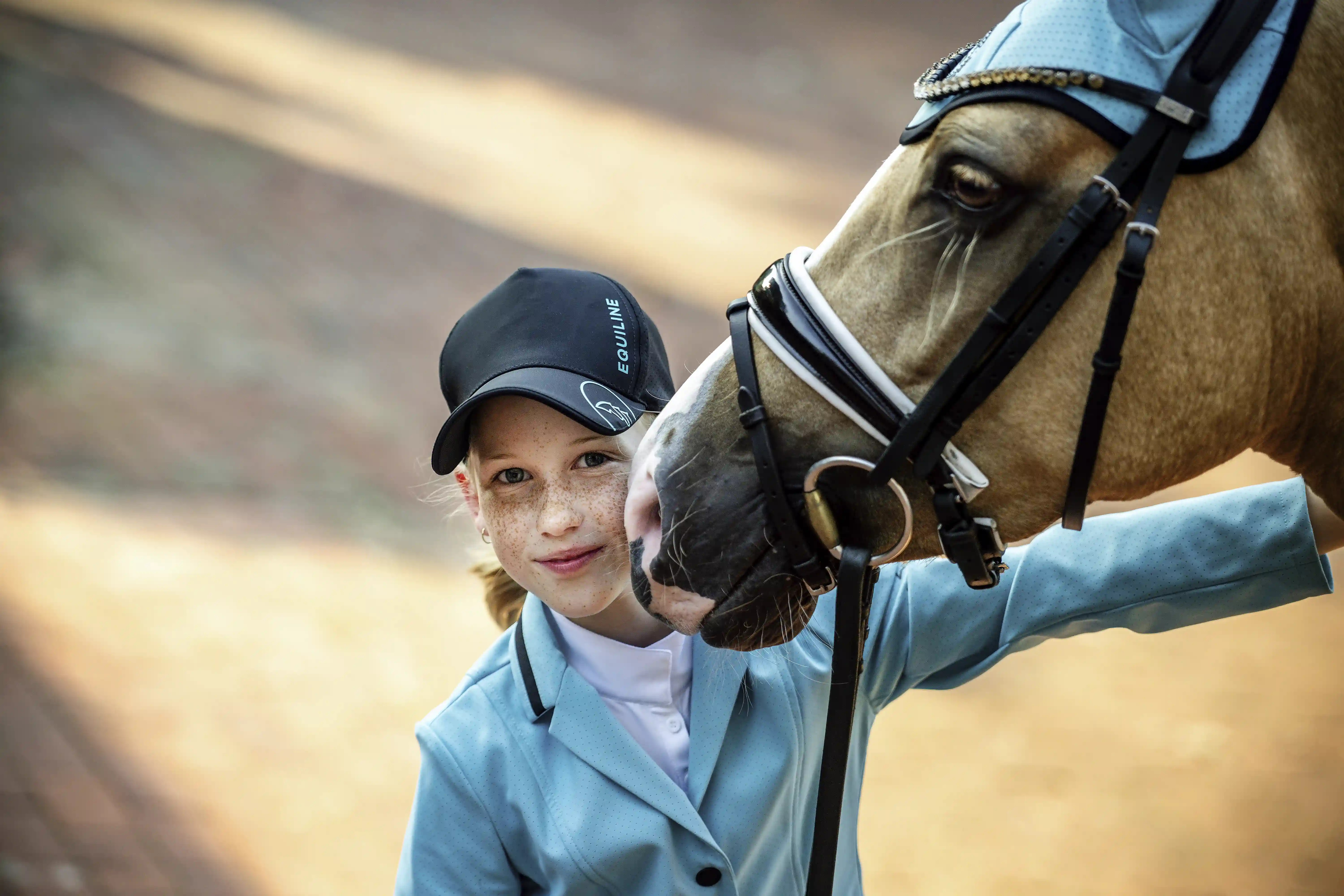 Equiline Kinder Wedstrijdjasje Gracy - Aquarel