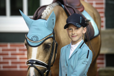 Equiline Kinder Wedstrijdjasje Gracy - Aquarel