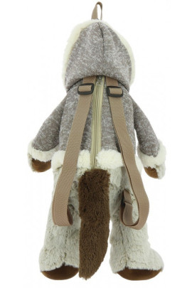 Equi-Kids Horse Backpack Plush Beige, perfect for the jonger kids