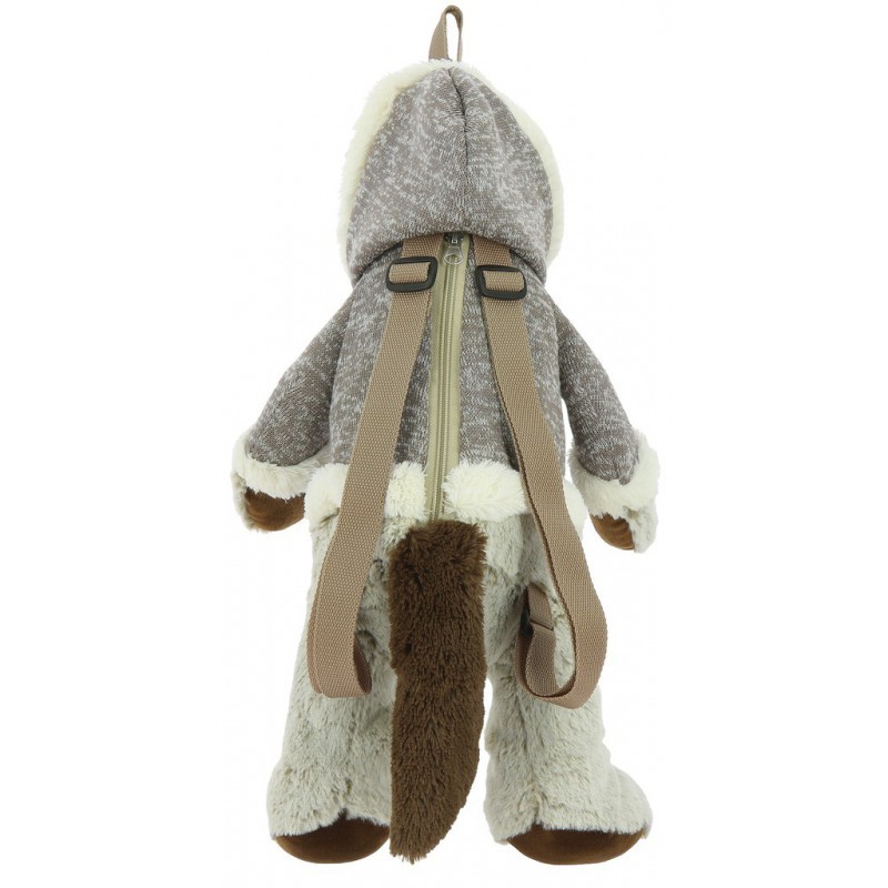 Equi-Kids Paardenrugzak Beige, super leuk voor de jeugdige ruitertjes