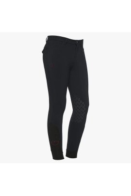 Cavalleria Toscana Jongens Knie Grip Rijbroek | Zwart