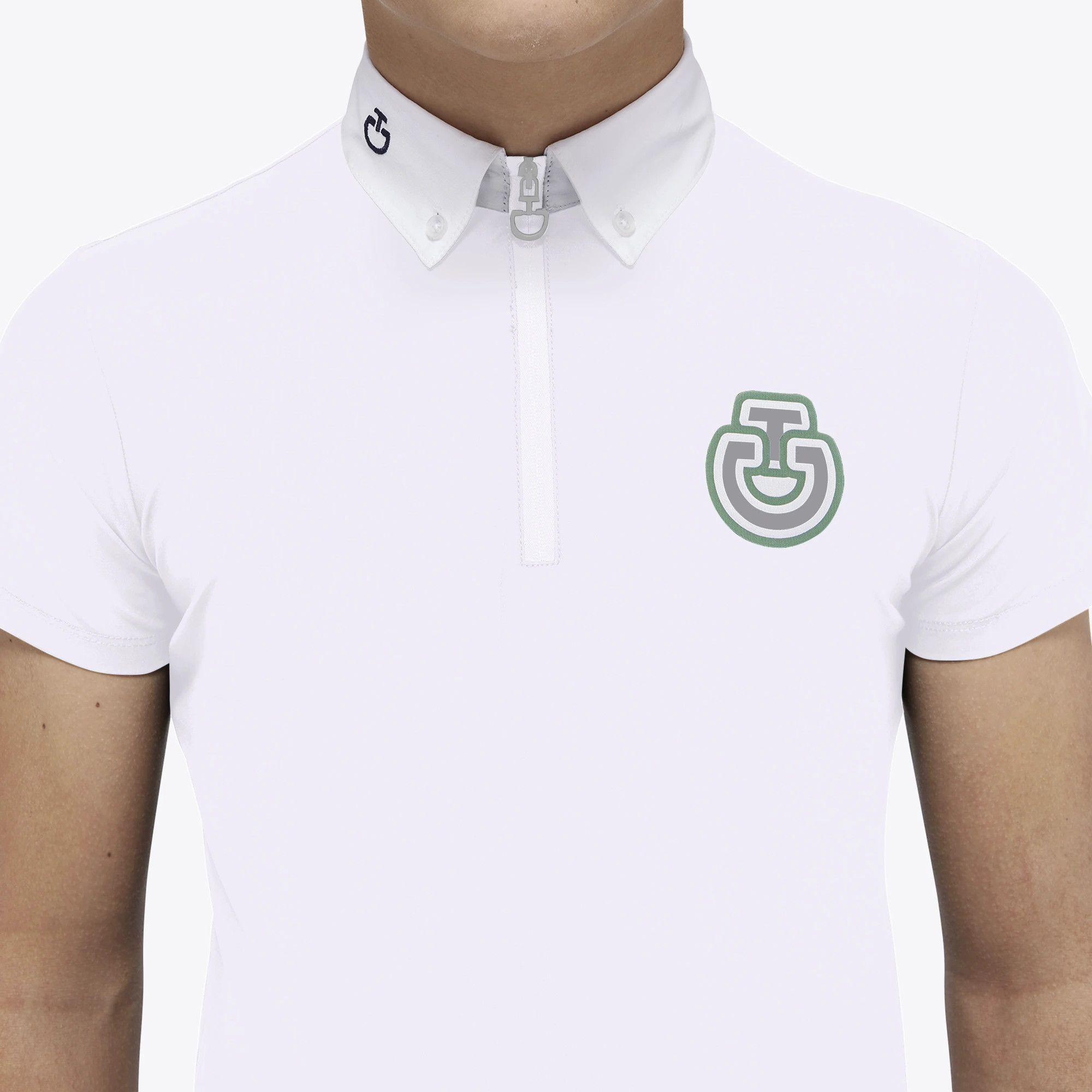 Ridershouse: CT Bubble S/S Jersey Zip Wedstrijdpolo Jongen Ridershouse: CT Bubble S/S Jersey Zip Wedstrijdpolo Jongen