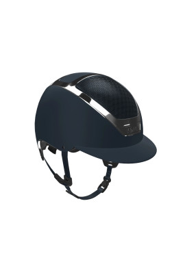 KASK Dogma Chrome Light elegante veiligheidscap Blauw met een zilveren frame KASK Dogma Chrome Light elegante veiligheidscap Blauw met een zilveren frame