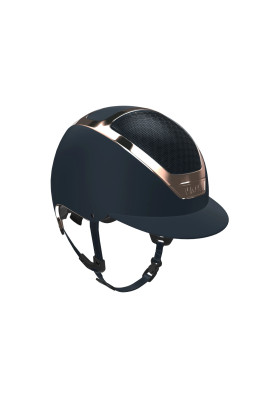 KASK Dogma Chrome Light elegante veiligheidscap Blauw met een zilveren frame KASK Dogma Chrome Light elegante veiligheidscap Blauw met een zilveren frame