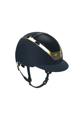 KASK Dogma Chrome Light elegante veiligheidscap Blauw met een zilveren frame KASK Dogma Chrome Light elegante veiligheidscap Blauw met een zilveren frame