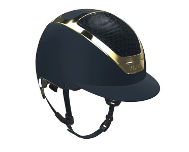 KASK Dogma Chrome Light elegante veiligheidscap Blauw met een zilveren frame KASK Dogma Chrome Light elegante veiligheidscap Blauw met een zilveren frame