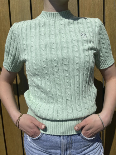 Samshield Dames Pullover Lidy Korte Mouw - Pistache